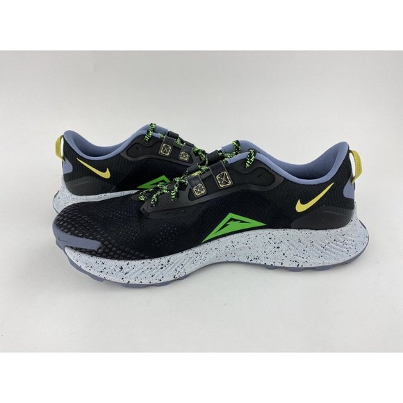 Nike Pegasus Trail 3 Black Green Men's Running Shoes Sneakers Strike DA8697 004 - Picture 12 of 12